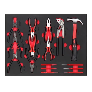 Zangenset komplett Werkzeugablage gemischt Set Mini lange Nase gebogen gerade Sprengring - Bild 1 von 6
