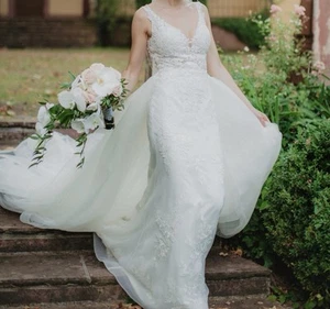 Hochzeitskleid Naviblue Gr.34/XS Preis VB - Bild 1 von 7