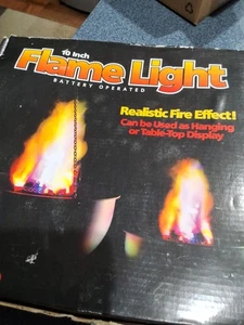 10" Batteriebetrieben FLAMMENLICHT Kessel Feuer Halloween Glücksprodukte - Bild 1 von 3