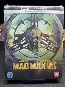 Mad Max: Fury Road Limited Edition STEELBOOK 4K Ultra HD + Blu Ray + Digital - Picture 1 of 6