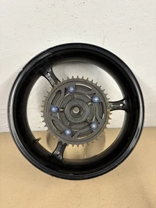 07 08 SUZUKI GSXR 1000 REAR WHEEL RIM STRAIGHT Oem #0104 - Picture 1 of 9