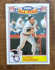 1987 Topps Baseball 1986 All-Star Game Commemorative Glossy #20 Lance Parrish - Picture 1 of 2