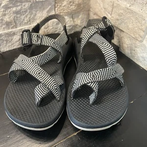 Chaco ZCloud 2 Nylon Wandern Sport Sandalen Trails schwarz weiß Damengröße 8 - Bild 1 von 13