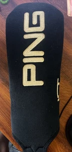 Ping IST Titanium Driver Golfschläger Headcover Headcover schwarz gold Samt schön - Bild 1 von 5