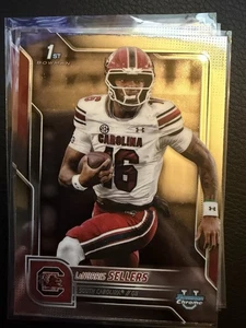 Fútbol americano cromado LaNorris 2025 Bowman University 1st Bowman Base - Imagen 1 de 1