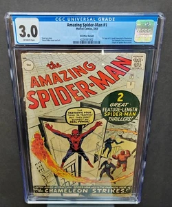 EEBC23118A#AMAZING SPIDERMAN #1 CGC 3.0 , 1963 COMICS - Picture 1 of 12