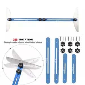 11-60" Stair Tread Template Tool/ Stair Tread Risers jig Gauge Measuring Tool US - Picture 1 of 12