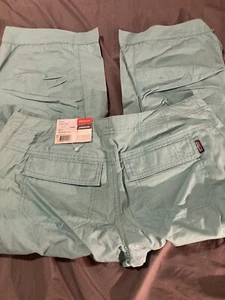 PATAGONIA women's Mandala Brand New W/Tag Sz 12 Organic cotton cargo capris ! - Picture 1 of 22