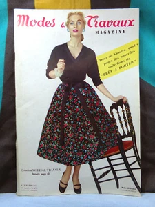MAGAZINE MODES & TRAVAUX, N°674, FÉVRIER 1957 - Picture 1 of 10