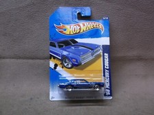 HOT WHEELS BLUE 2012 #119 1968 68 MERCURY COUGAR XR-7G GURNEY LUXURY HOT ROD 