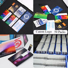 Set 50 STCK. 1/2/4/8 GB Massengut Kreditkarte Speicher USB Flash Drive Zum Selbermachen Geschenk individuelles Logo