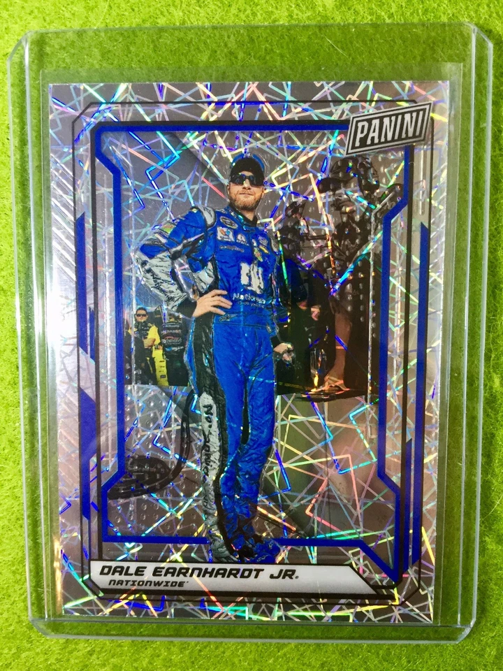 DALE EARNHARDT JR NASCAR #8 NATIONWIDE SP /99 LAZER PRIZM  2019 National VIP SSP - Image 1 of 4