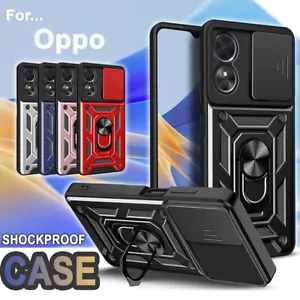 For Oppo A5 Pro 5G A18 A40 A80 A60 A98 A78 Magnetic Ring Case Shockproof Cover - Picture 1 of 11