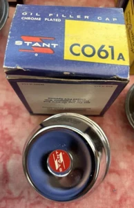 CHROME OIL FILLER CAP: # CO-61 Stant Fits Vehicles, 1946-1968 - Picture 1 of 2