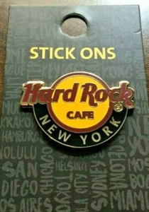 2019 HARD ROCK CAFE NEW YORK CLASSIC LOGO STICK-ONS - Picture 1 of 3