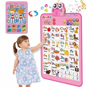 Interactive Alphabet Wall Chart,Talking,Educational,for 3+Yr Olds,Preschool Gift - Picture 1 of 17