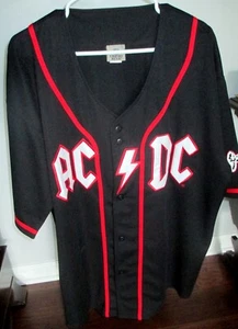 Liquid Blue AC/DC Baseballtrikot, genähte Buchstaben, Herren XL Shirt - Bild 1 von 7