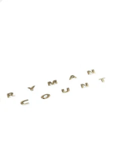 Scritta RNR lettere cromate per Mini Countryman nuova - Foto 1 di 3