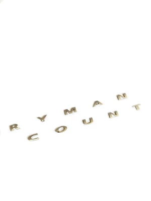 Scritta RNR lettere cromate per Mini Countryman nuova - Immagine 1 di 3