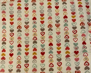 Vintage Valentine By Anne Was Here For Clothworks Cotton White BTY 44” W - Picture 1 of 3