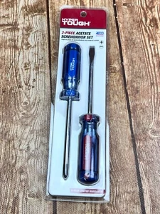 Hyper Tough 2 Stück Acetat Griff Schraubendreher Neu - Bild 1 von 6