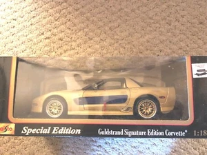 MAISTO DIE CAST GOLDSTRAND SIGNATURE EDITION CORVETTE 1:18 - Bild 1 von 6