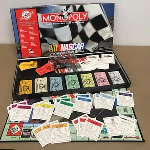 LN Vintage MONOPOLY NASCAR Collectors Edition Board Game 100% Complete - Picture 1 of 12