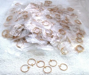 1 3/4 LIBRAS CIENTOS VINTAGE 1" ARO PENDIENTES HALLAZGOS POR DEBAJO DEL COSTO AL POR MAYOR DD74 - Imagen 1 de 2