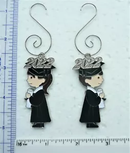 GRADUATION CHRISTMAS ORNAMENT BOY/GIRL YEARS 2022 2023 2024 2018 2019 2020 2021 - Picture 1 of 12