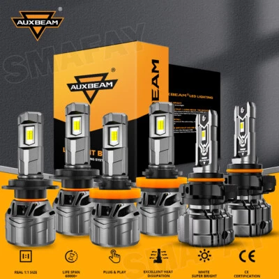 Faros antiniebla altos bajos AUXBEAM Canbus LED para GMC Acadia 2007 2008-2012 Foto 1 de 4