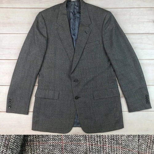 Giacca blazer cappotto tweed su misura vintage Christian Dior uomo 44 finestrino plaid