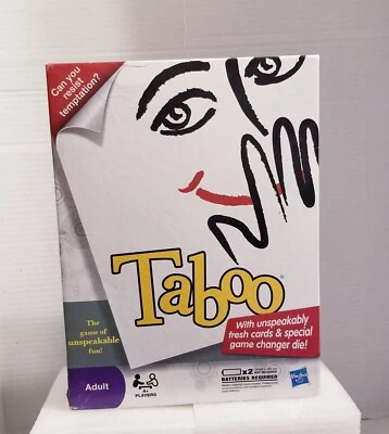Taboo 2010 Hasbro Adult 4 or More Player Game- Complete New! - Image 1 of 3
