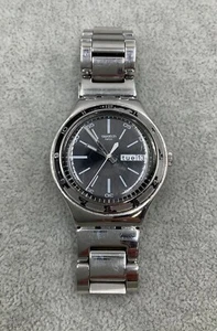Swatch Irony SR626SW stainless steel men's watch working but needs restoring N7 - Picture 1 of 14