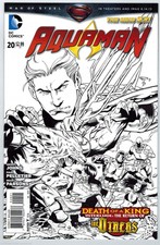 AQUAMAN (2011) #20 1:25 PELLETIER SKETCH VARIANT BAGGED BOARDED DC COMICS NM