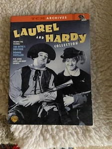 USED (2) DVD SET- TCM- LAUREL AND HARDY COLLECTION- DEVIL'S BROTHER & BONNIE SCO - Picture 1 of 5