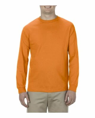 American Apparel - Unisex Heavyweight 100% Cotton Long Sleeve Tee 1304 NEW SALE! - Image 1 of 2