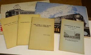 Railroad & Trolley Books from an estate sale - Garden State , N.Y. Central, etc. - Imagen 1 de 9