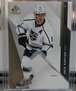 ANZE KOPITAR 2014-15 Upper Deck SP Game Used Jersey