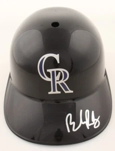 Brendan Rodgers Signed Colorado Rockies Full-Size Batting Helmet (PSA) - Picture 1 of 5