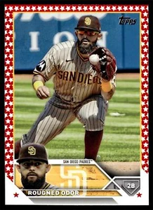 2023 Topps Update ROUGNED ODOR INDEPENDENCE DAY PARALLEL 20/76 PADRES US299 - Picture 1 of 2