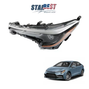 Faro izquierdo del lado del conductor LED para Toyota Corolla SE/XLE/XSE 2020-2022 - Imagen 1 de 10