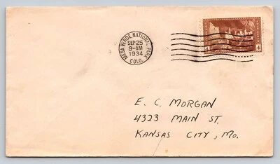 1934 FDC Mesa Verde National Park Colorado Scott#743 Antique Postal Ephemera - Image 1 of 2
