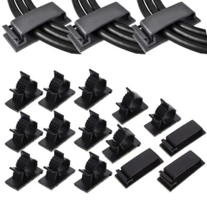 18 Pcs Cable Fixing Clip Wire Organizer Clips Holders Appliances - Afbeelding 1 van 12