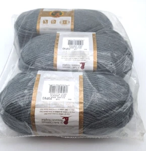 3 madejas hilo Vanna's Choice gris plata #4 marca Med Lion 3,5 OZ 100 % acrílico - Imagen 1 de 5