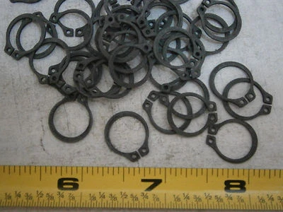 Waldes 5100-50 Retaining Rings for 1/2" Shaft .035" Thick Steel Lot of 25 #4468