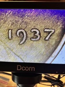 1937 Rare Penny DDO And Improper Alloy Woody. No Mint Mark - Picture 1 of 9