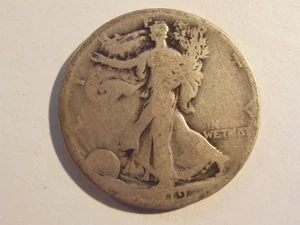 1919 S Walking Liberty Half Dollar, 90% Silver Coin  (19SFN1) - Picture 1 of 4