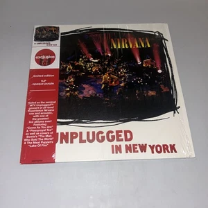 Nirvana MTV Unplugged Vinyl LP Target Exclusive, Purple, Geffen Records - Imagen 1 de 4
