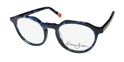 NEW SEAN JOHN 5137 EYEWEAR METAL & PLASTIC FULL-RIM 50-20-150 BLUE 414 OVAL MENS - Image 1 of 4