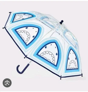 Boys' Shark Printed Stick Umbrella - Cat & Jack™ Clear - Picture 1 of 1